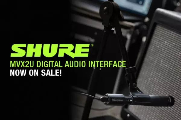 Get $20 off the Shure MVX2U Digital Audio Interface